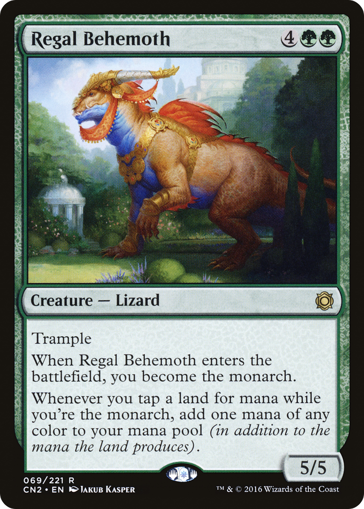 Regal Behemoth (CN2-069) - Conspiracy: Take the Crown - Premium MTG Single from Wizards of the Coast - Just $0.13! Shop now at Game Crave Tournament Store