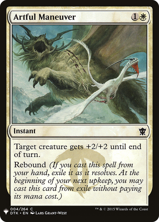 Artful Maneuver (MB1-028) - Mystery Booster - Premium MTG Single from Wizards of the Coast - Just $0.08! Shop now at Game Crave Tournament Store