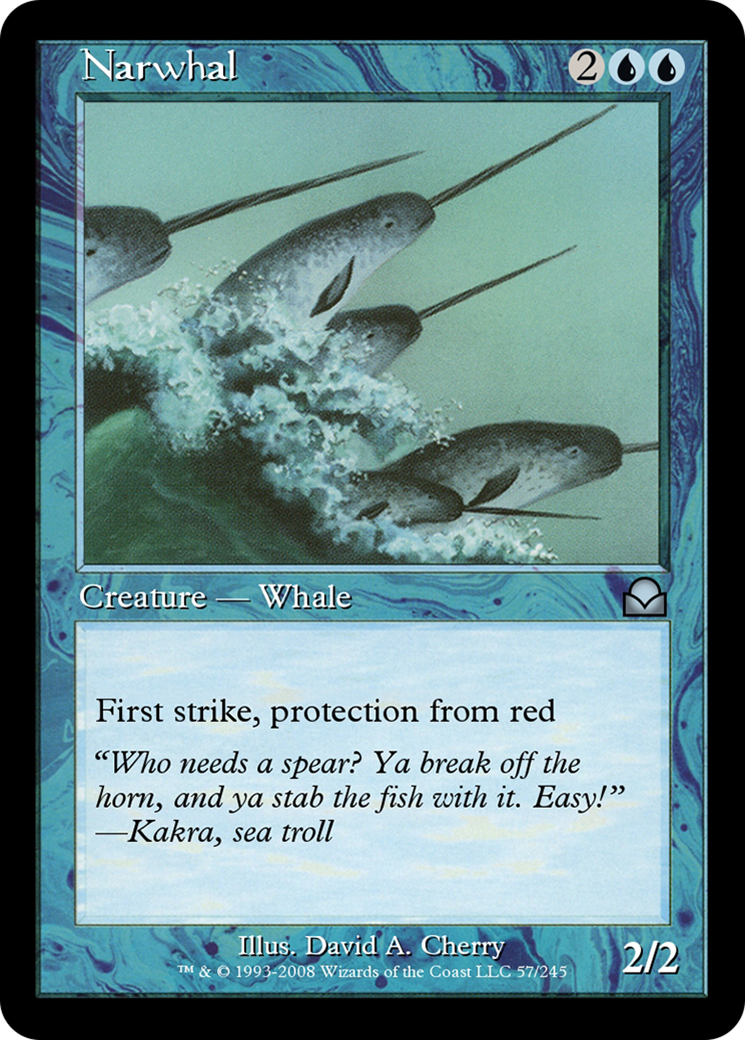 Narwhal (ME2-057) - Masters Edition II - Premium MTG Single from Wizards of the Coast - Just $0! Shop now at Game Crave Tournament Store