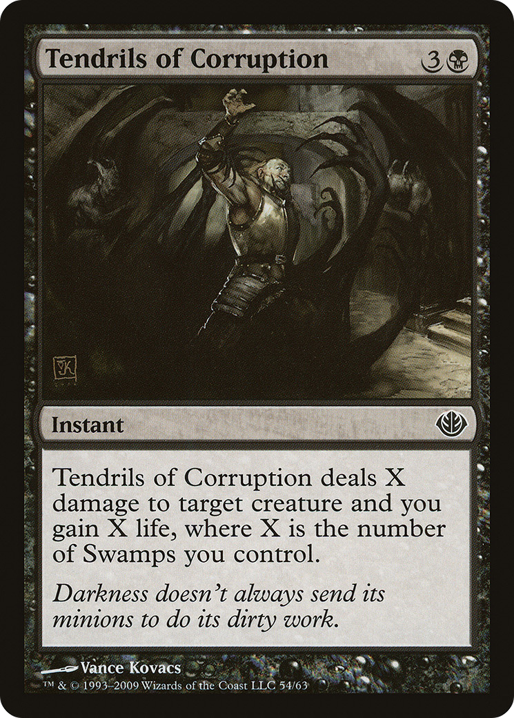 Tendrils of Corruption (DDD-054) - Duel Decks: Garruk vs. Liliana - Premium MTG Single from Wizards of the Coast - Just $0.08! Shop now at Game Crave Tournament Store