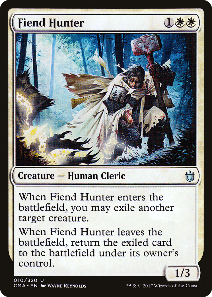 Fiend Hunter (CMA-010) - Commander Anthology - Premium MTG Single from Wizards of the Coast - Just $0.08! Shop now at Game Crave Tournament Store