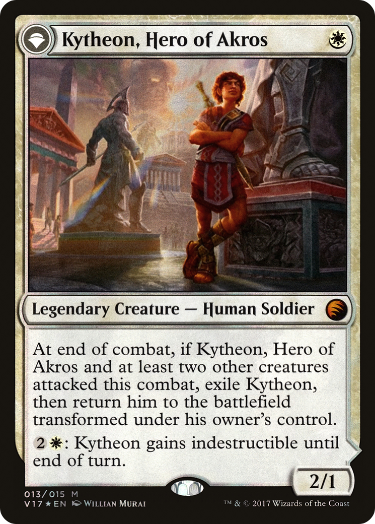 Kytheon, Hero of Akros // Gideon, Battle-Forged (V17-013) - From the Vault: Transform: (originpwdfc) Foil - Premium MTG Single from Wizards of the Coast - Just $0.42! Shop now at Game Crave Tournament Store