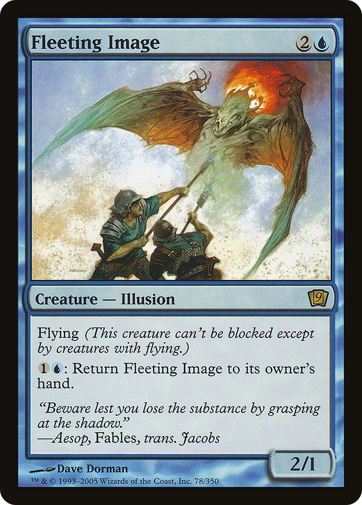 Fleeting Image (9ED-78★) - Ninth Edition Foil - Premium MTG Single from Wizards of the Coast - Just $0.11! Shop now at Game Crave Tournament Store