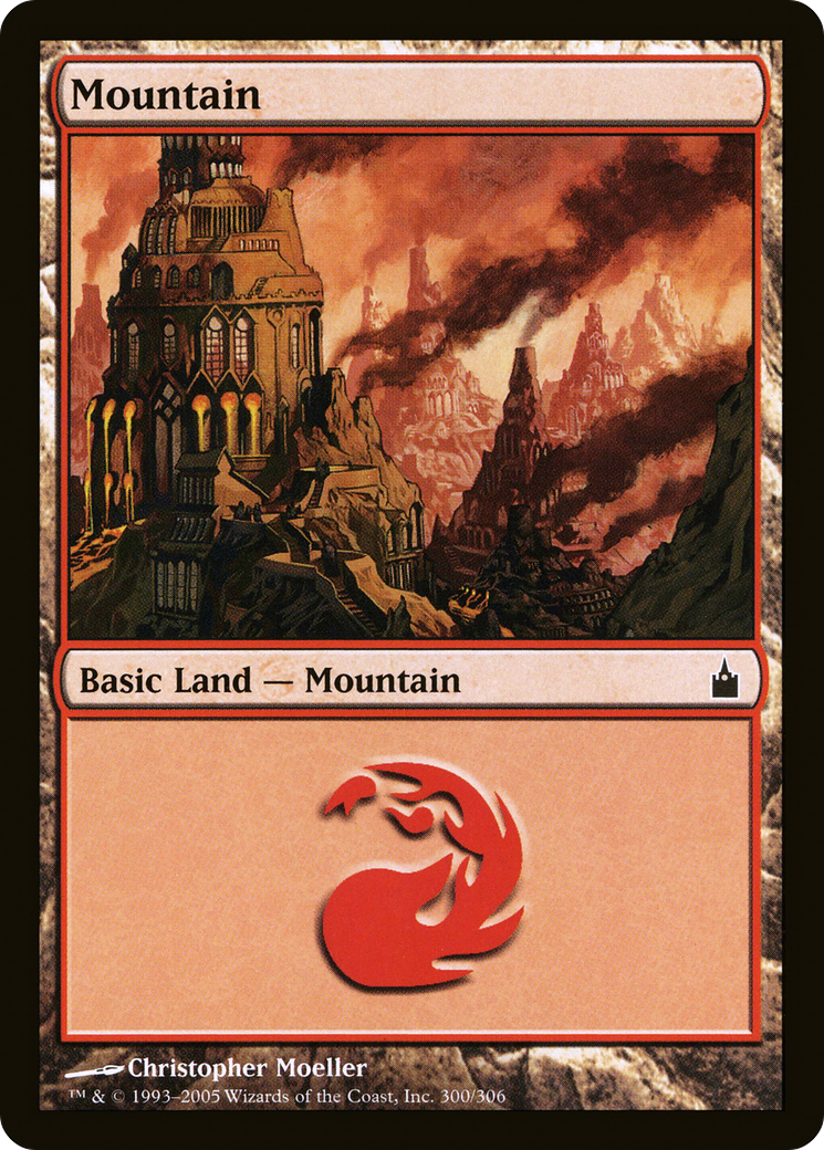 Mountain (RAV-300) - Ravnica: City of Guilds Foil - Premium MTG Single from Wizards of the Coast - Just $0.12! Shop now at Game Crave Tournament Store
