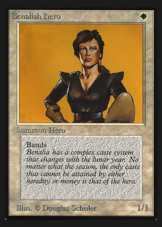 Benalish Hero (CED-004) - Collectors' Edition - Premium MTG Single from Wizards of the Coast - Just $0.71! Shop now at Game Crave Tournament Store