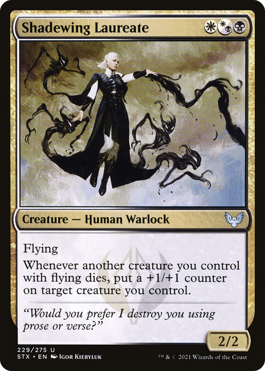 Shadewing Laureate (STX-229) - Strixhaven: School of Mages - Premium MTG Single from Wizards of the Coast - Just $0.08! Shop now at Game Crave Tournament Store