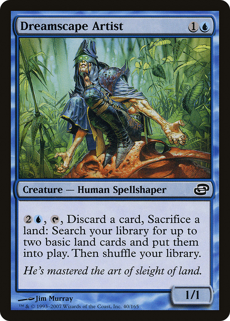 Dreamscape Artist (PLC-040) - Planar Chaos Foil - Premium MTG Single from Wizards of the Coast - Just $1.01! Shop now at Game Crave Tournament Store