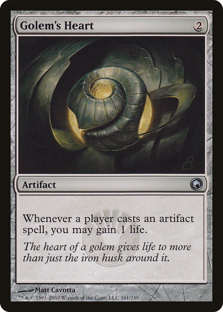 Golem's Heart (SOM-161) - Scars of Mirrodin - Premium MTG Single from Wizards of the Coast - Just $0.08! Shop now at Game Crave Tournament Store