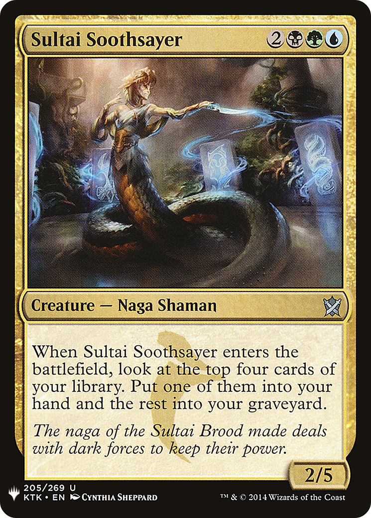 Sultai Soothsayer (MB1-1492) - Mystery Booster - Premium MTG Single from Wizards of the Coast - Just $0.08! Shop now at Game Crave Tournament Store