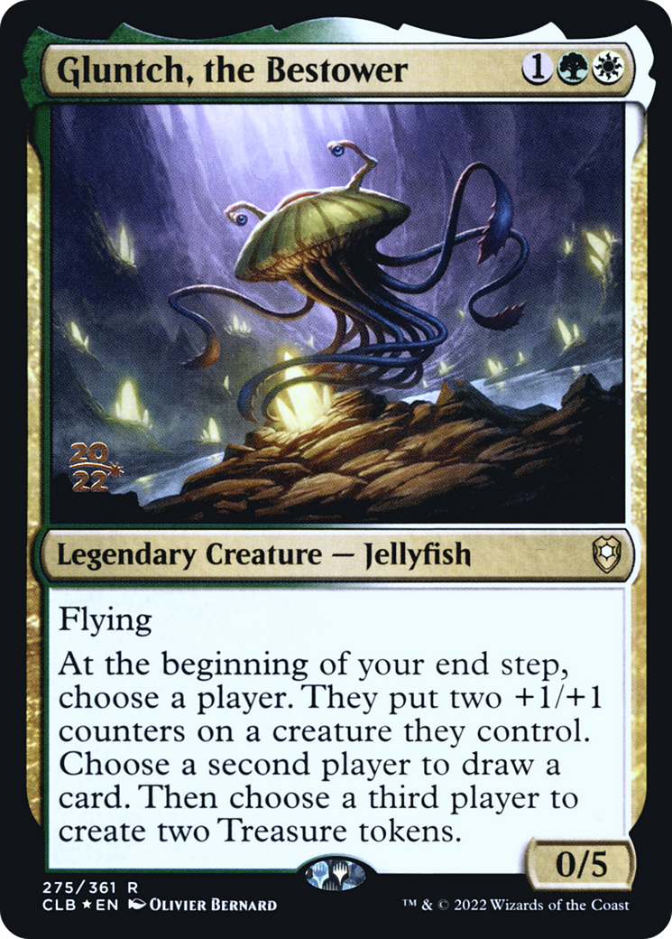 Gluntch, the Bestower (PCLB-275S) - Battle for Baldur's Gate Promos Foil - Premium MTG Single from Wizards of the Coast - Just $1.20! Shop now at Game Crave Tournament Store