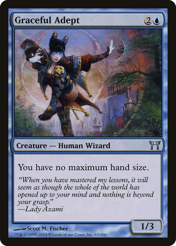 Graceful Adept (CHK-063) - Champions of Kamigawa Foil - Premium MTG Single from Wizards of the Coast - Just $1.37! Shop now at Game Crave Tournament Store