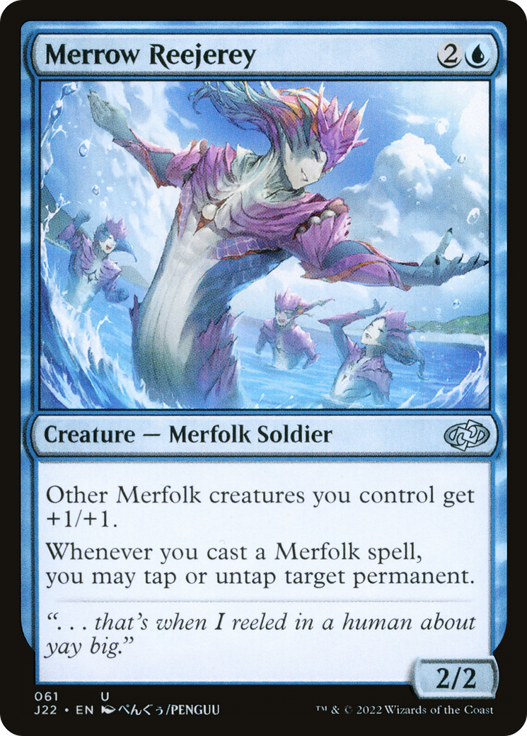 Merrow Reejerey (J22-061) - Jumpstart 2022 - Premium MTG Single from Wizards of the Coast - Just $0.08! Shop now at Game Crave Tournament Store