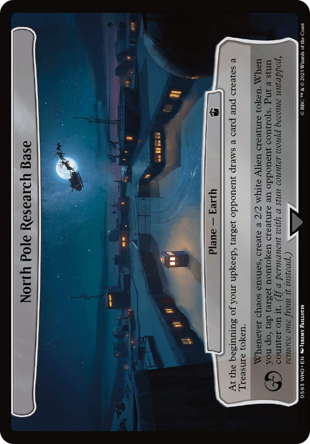 North Pole Research Base (WHO-593) - Doctor Who - Premium MTG Single from Wizards of the Coast - Just $0.08! Shop now at Game Crave Tournament Store