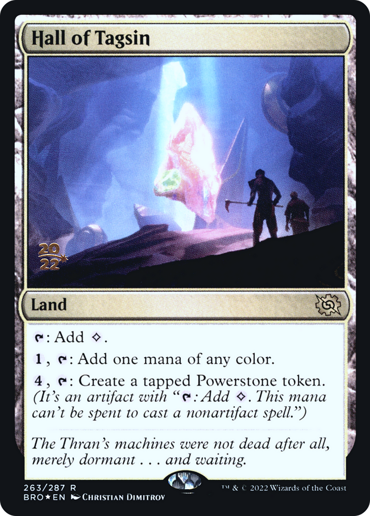 Hall of Tagsin (PBRO-263S) - The Brothers' War Promos Foil - Premium MTG Single from Wizards of the Coast - Just $0.80! Shop now at Game Crave Tournament Store