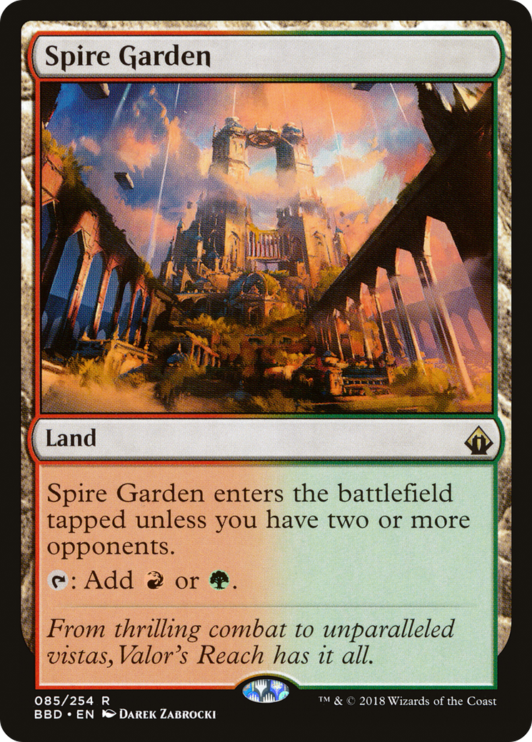 Spire Garden (BBD-085) - Battlebond - Premium MTG Single from Wizards of the Coast - Just $2.61! Shop now at Game Crave Tournament Store