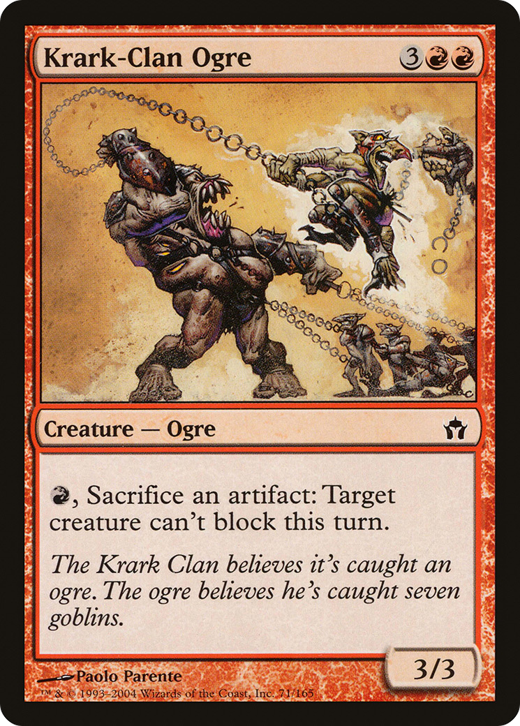 Krark-Clan Ogre (5DN-071) - Fifth Dawn - Premium MTG Single from Wizards of the Coast - Just $0.08! Shop now at Game Crave Tournament Store