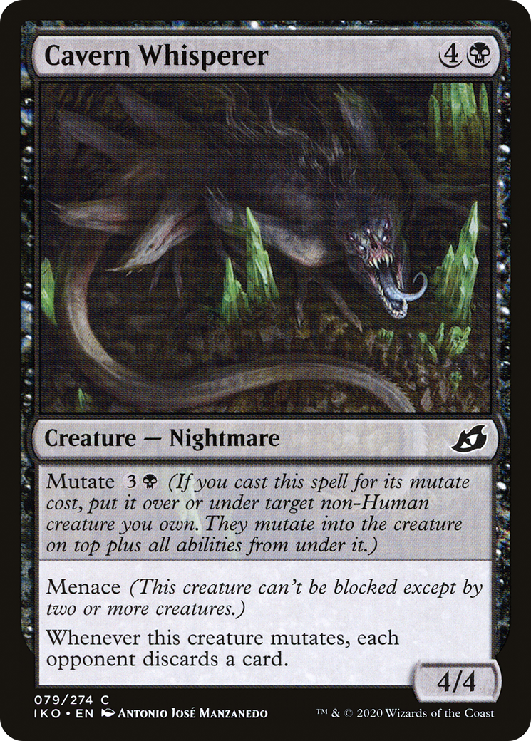 Cavern Whisperer (IKO-079) - Ikoria: Lair of Behemoths - Premium MTG Single from Wizards of the Coast - Just $0.08! Shop now at Game Crave Tournament Store