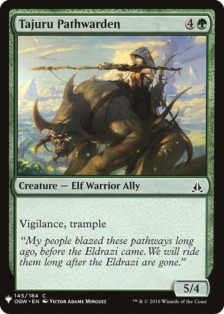 Tajuru Pathwarden (MB1-1346) - Mystery Booster - Premium MTG Single from Wizards of the Coast - Just $0.08! Shop now at Game Crave Tournament Store
