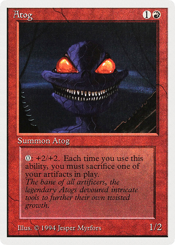 Atog (SUM-139) - Summer Magic / Edgar - Premium MTG Single from Wizards of the Coast - Just $0! Shop now at Game Crave Tournament Store