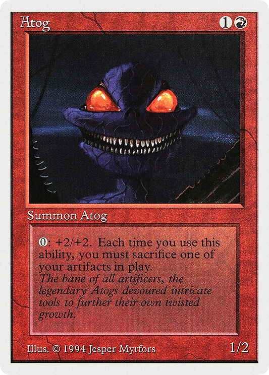Atog (SUM-139) - Summer Magic / Edgar - Premium MTG Single from Wizards of the Coast - Just $0! Shop now at Game Crave Tournament Store