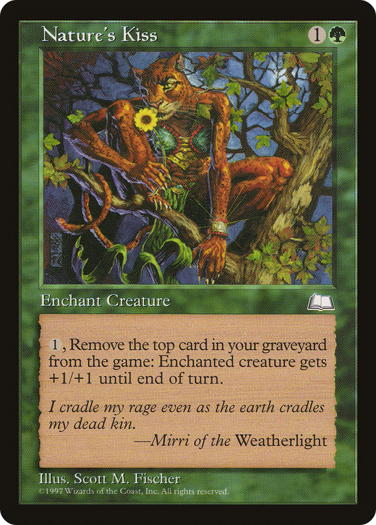 Nature's Kiss (WTH-136) - Weatherlight - Premium MTG Single from Wizards of the Coast - Just $0.08! Shop now at Game Crave Tournament Store