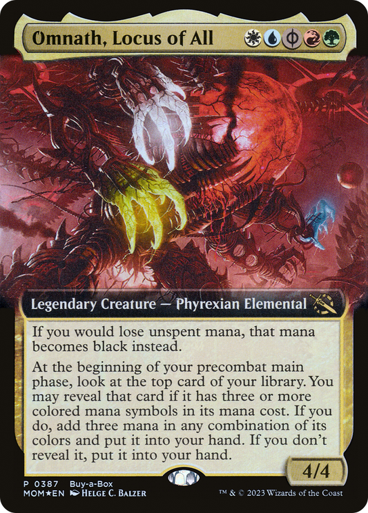Omnath, Locus of All (MOM-387) - March of the Machine: (Extended Art) Foil - Premium MTG Single from Wizards of the Coast - Just $0.36! Shop now at Game Crave Tournament Store