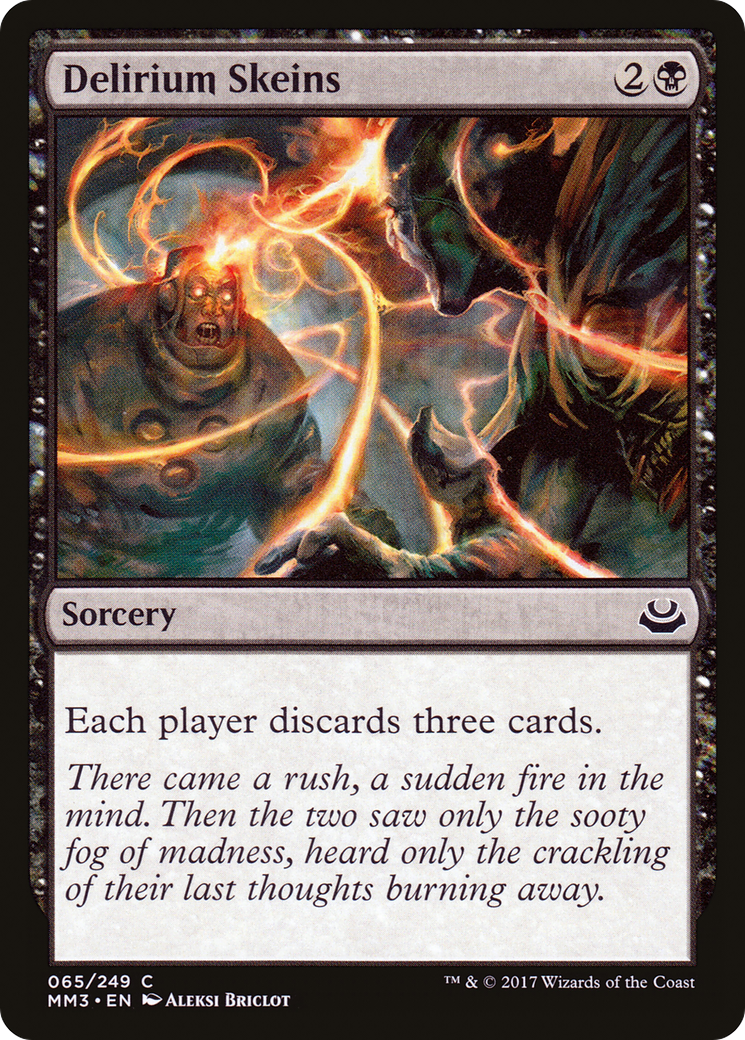 Delirium Skeins (MM3-065) - Modern Masters 2017 Foil - Premium MTG Single from Wizards of the Coast - Just $0.11! Shop now at Game Crave Tournament Store