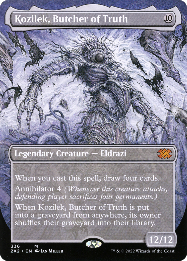 Kozilek, Butcher of Truth (2X2-336) - Double Masters 2022 (Borderless) - Premium MTG Single from Wizards of the Coast - Just $11.43! Shop now at Game Crave Tournament Store