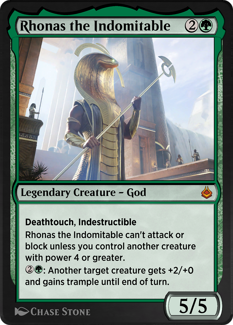 Rhonas the Indomitable (AKR-213) - Amonkhet Remastered - Premium MTG Single from Wizards of the Coast - Just $0! Shop now at Game Crave Tournament Store