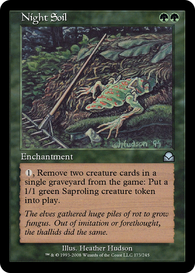 Night Soil (ME2-173) - Masters Edition II - Premium MTG Single from Wizards of the Coast - Just $0! Shop now at Game Crave Tournament Store