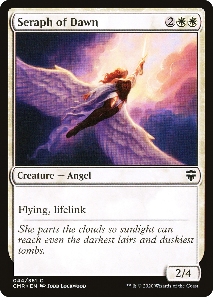 Seraph of Dawn (CMR-044) - Commander Legends - Premium MTG Single from Wizards of the Coast - Just $0.08! Shop now at Game Crave Tournament Store