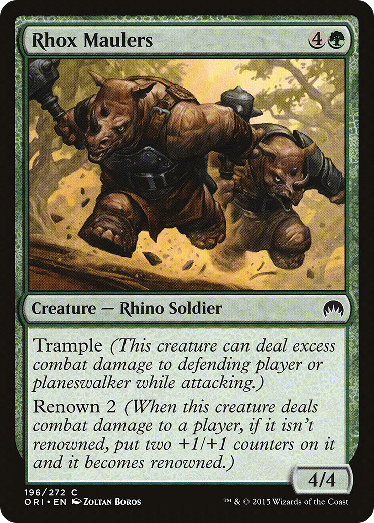 Rhox Maulers (ORI-196) - Magic Origins - Premium MTG Single from Wizards of the Coast - Just $0.08! Shop now at Game Crave Tournament Store