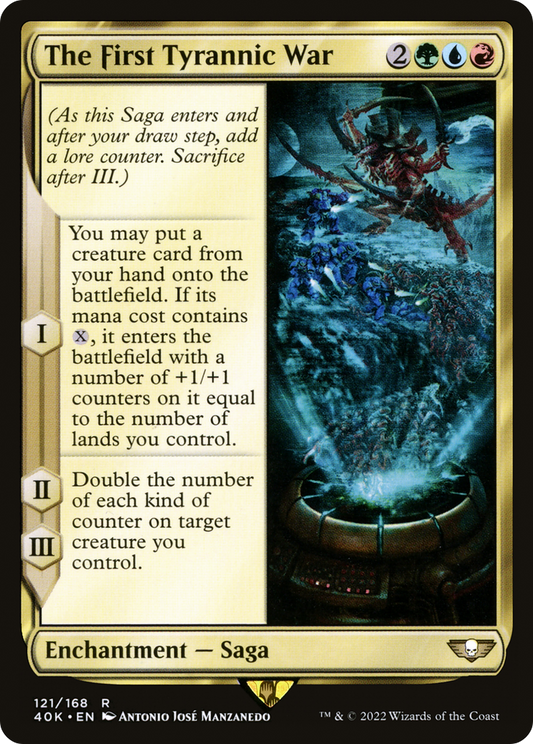The First Tyrannic War (40K-121) - Warhammer 40,000 Commander - Premium MTG Single from Wizards of the Coast - Just $0.46! Shop now at Game Crave Tournament Store