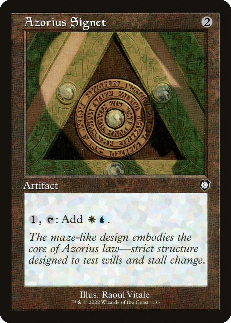 Azorius Signet (BRC-133) - The Brothers' War Commander - Premium MTG Single from Wizards of the Coast - Just $0.10! Shop now at Game Crave Tournament Store