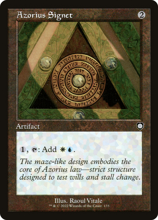 Azorius Signet (BRC-133) - The Brothers' War Commander - Premium MTG Single from Wizards of the Coast - Just $0.10! Shop now at Game Crave Tournament Store