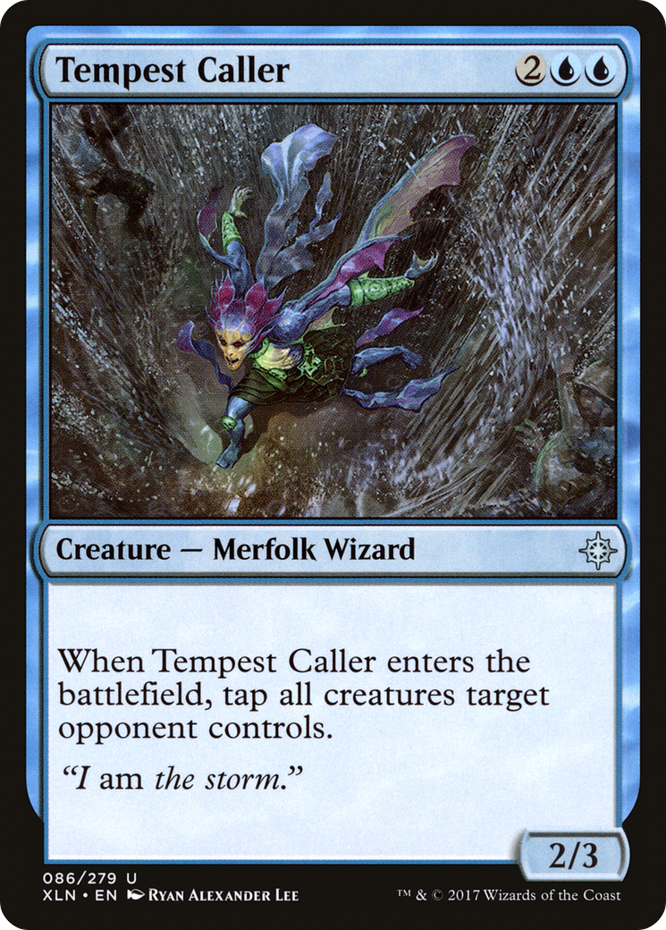 Tempest Caller (XLN-086) - Ixalan Foil - Premium MTG Single from Wizards of the Coast - Just $0.63! Shop now at Game Crave Tournament Store
