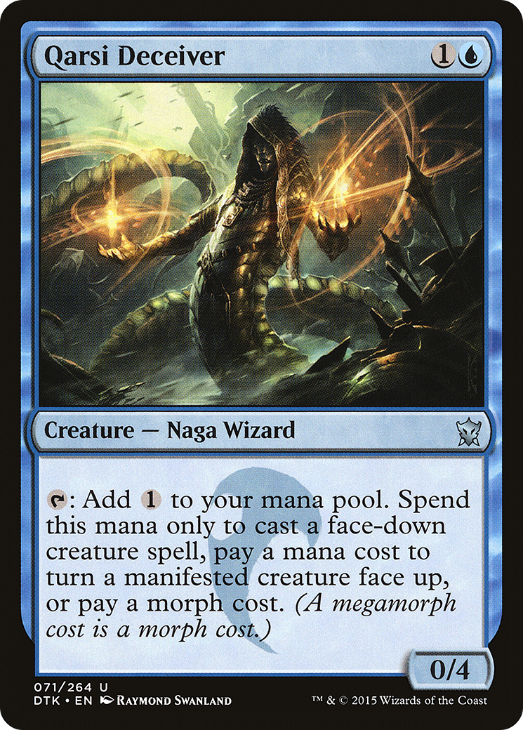 Qarsi Deceiver (DTK-071) - Dragons of Tarkir - Premium MTG Single from Wizards of the Coast - Just $0.25! Shop now at Game Crave Tournament Store