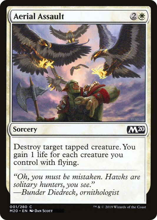 Aerial Assault (M20-001) - Core Set 2020 Foil - Premium MTG Single from Wizards of the Coast - Just $0.09! Shop now at Game Crave Tournament Store
