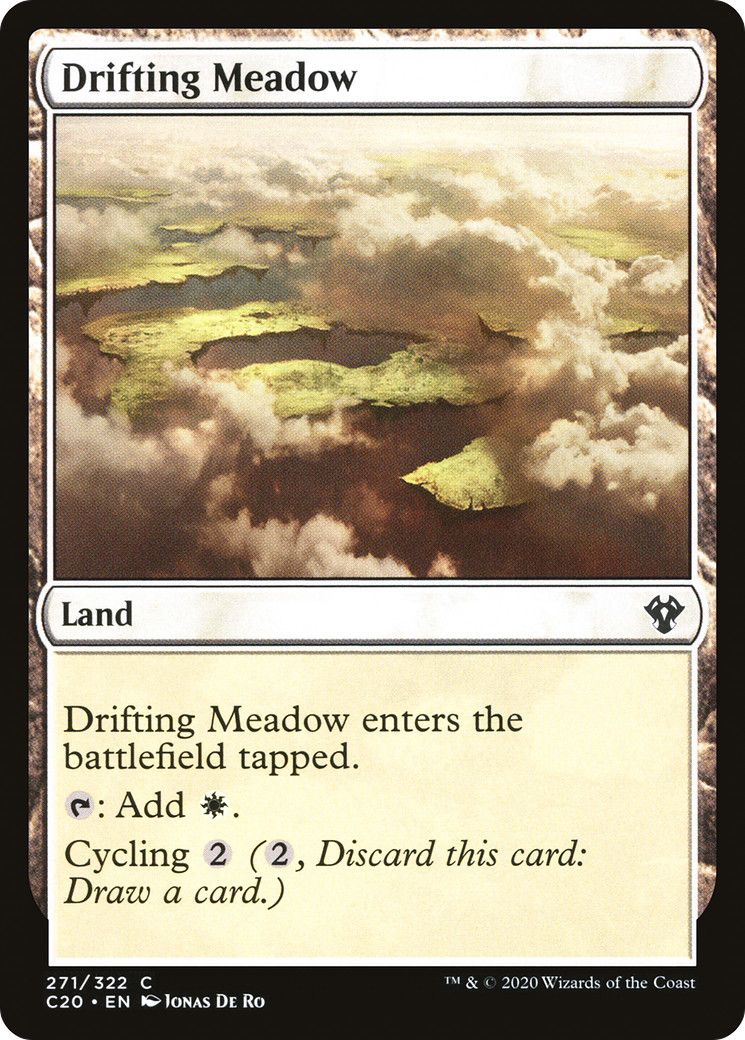 Drifting Meadow (C20-271) - Commander 2020 - Premium MTG Single from Wizards of the Coast - Just $0.25! Shop now at Game Crave Tournament Store