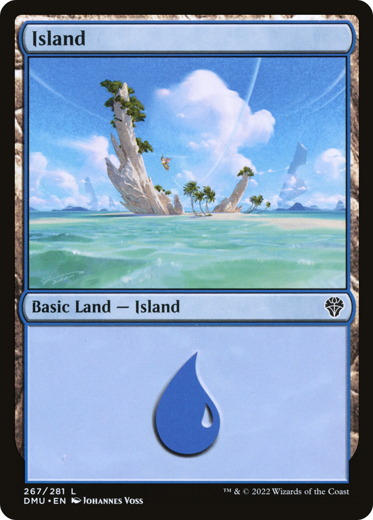 Island (DMU-267) - Dominaria United Foil - Premium MTG Single from Wizards of the Coast - Just $0.08! Shop now at Game Crave Tournament Store