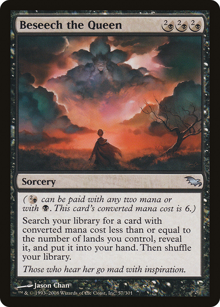 Beseech the Queen (SHM-057) - Shadowmoor Foil - Premium MTG Single from Wizards of the Coast - Just $4.02! Shop now at Game Crave Tournament Store