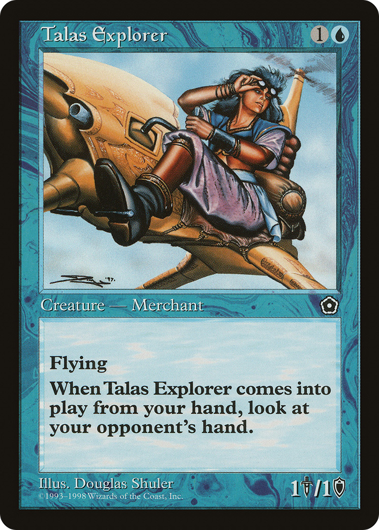 Talas Explorer (P02-049) - Portal Second Age - Premium MTG Single from Wizards of the Coast - Just $0.13! Shop now at Game Crave Tournament Store