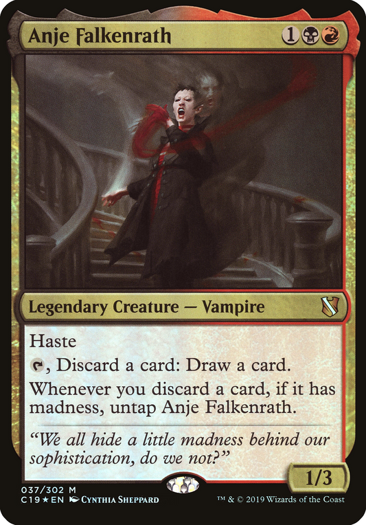 Anje Falkenrath (OC19-037) - Commander 2019 Oversized Foil - Premium MTG Single from Wizards of the Coast - Just $0.14! Shop now at Game Crave Tournament Store