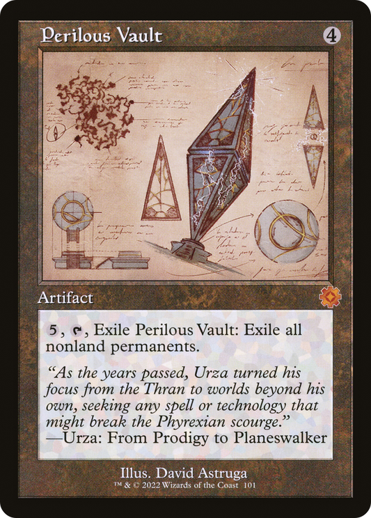 Perilous Vault (BRR-101) - The Brothers' War Retro Artifacts - Premium MTG Single from Wizards of the Coast - Just $0.10! Shop now at Game Crave Tournament Store