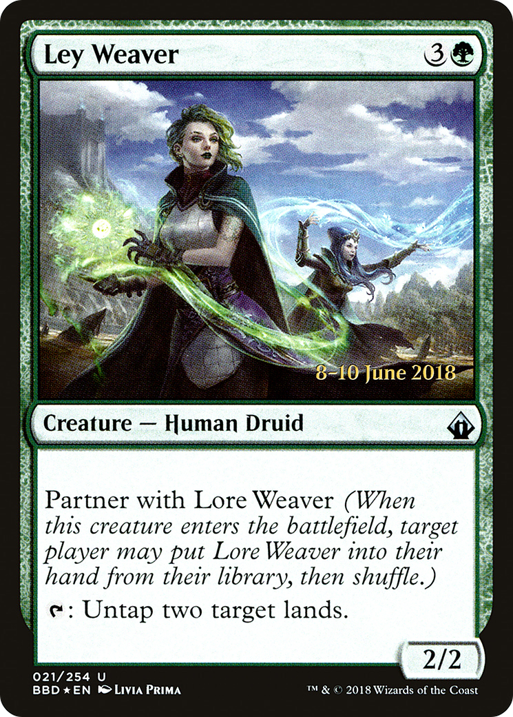 Ley Weaver (PBBD-21S) - Battlebond Promos Foil - Premium MTG Single from Wizards of the Coast - Just $0.72! Shop now at Game Crave Tournament Store