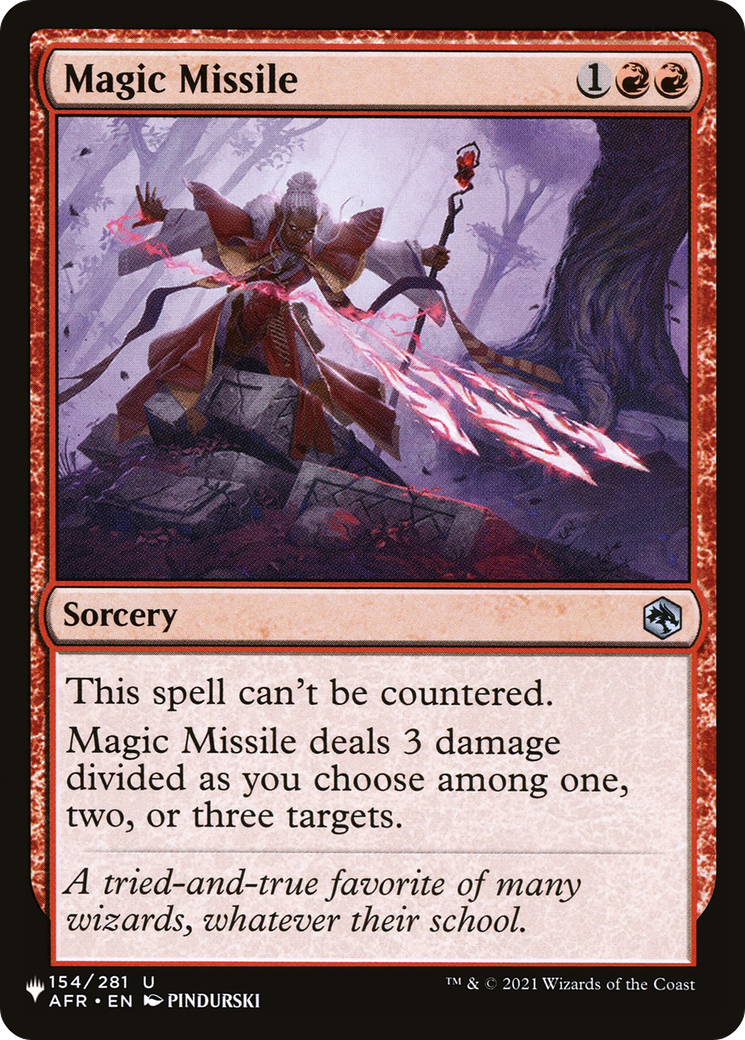 Magic Missile (PLIST-779) - The List - Premium MTG Single from Wizards of the Coast - Just $0.08! Shop now at Game Crave Tournament Store