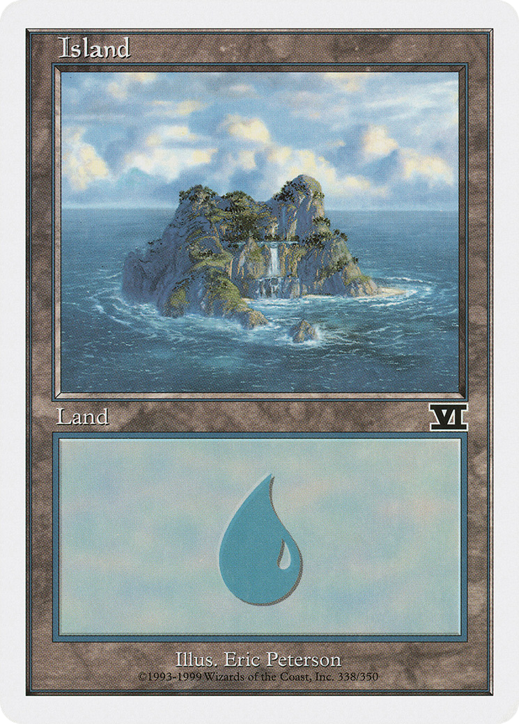 Island (6ED-338) - Classic Sixth Edition - Premium MTG Single from Wizards of the Coast - Just $0.15! Shop now at Game Crave Tournament Store