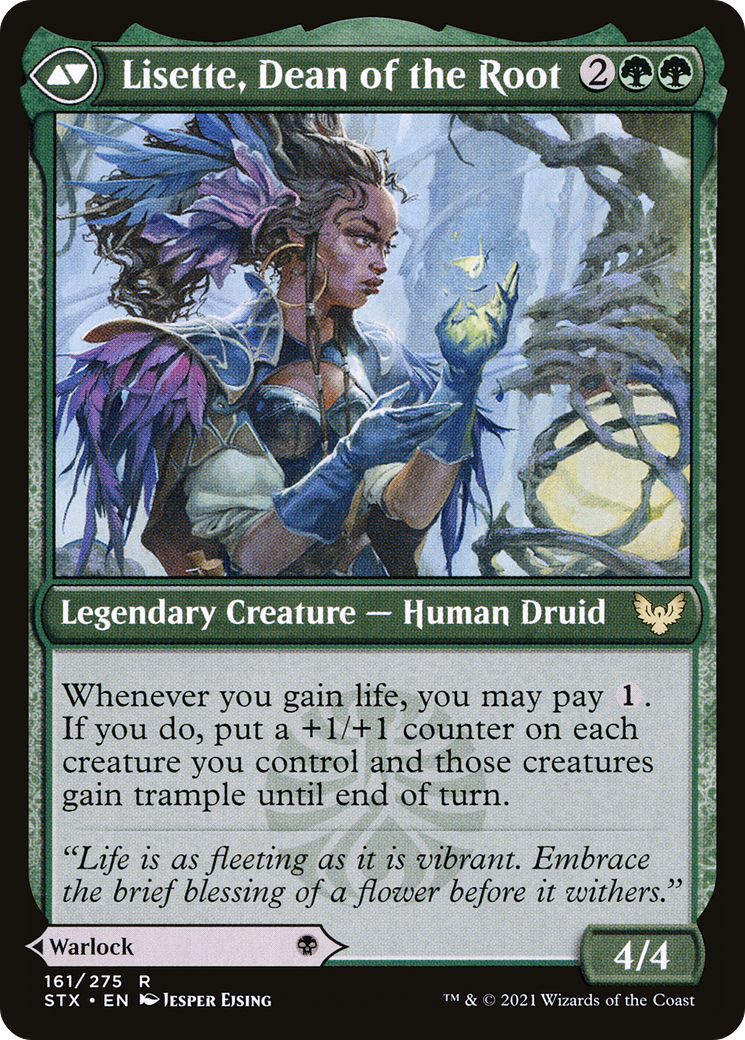 Valentin, Dean of the Vein // Lisette, Dean of the Root (STX-161) - Strixhaven: School of Mages Foil - Premium MTG Single from Wizards of the Coast - Just $0.10! Shop now at Game Crave Tournament Store