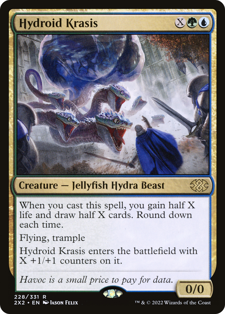 Hydroid Krasis (2X2-228) - Double Masters 2022 - Premium MTG Single from Wizards of the Coast - Just $0.33! Shop now at Game Crave Tournament Store