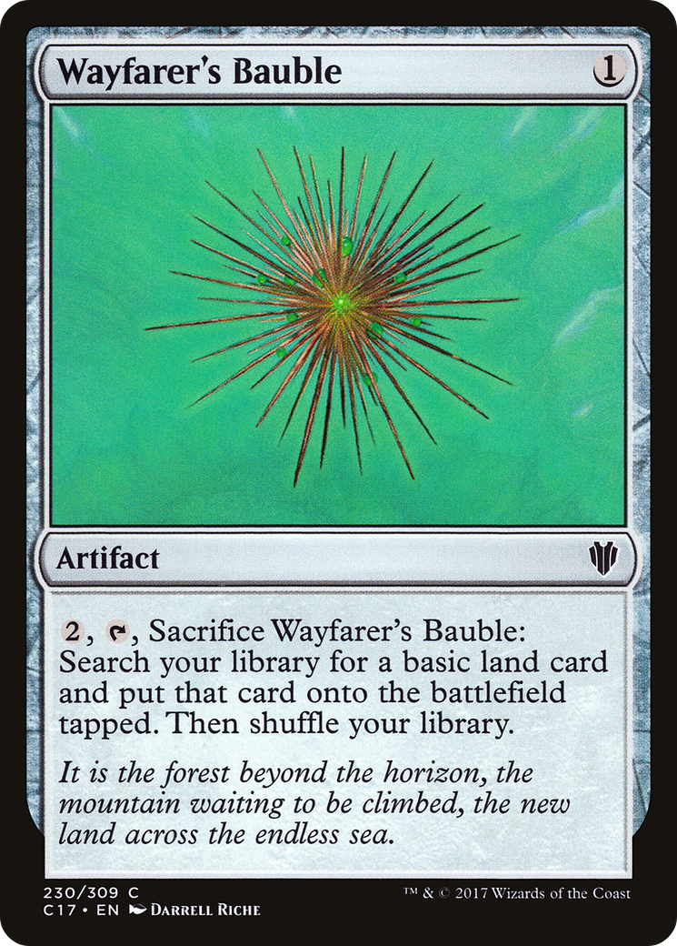 Wayfarer's Bauble (C17-230) - Commander 2017 - Premium MTG Single from Wizards of the Coast - Just $0.30! Shop now at Game Crave Tournament Store